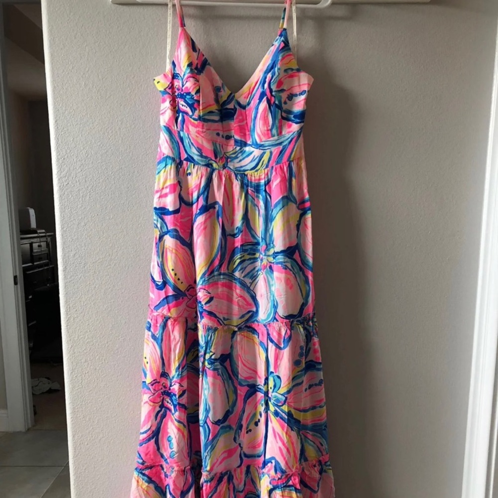 Lilly Pulitzer Melody Maxi Size 2